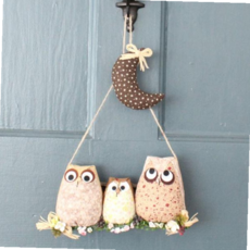 미니가랜드 부엉이 장식 소품 벽걸이 벽장식 집꾸미기 방꾸미기, #_ 본상품선택