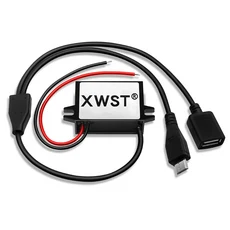 24V 트랜스 컨버터 전원 공급 장치 C타입 미니 USB 전압 조정기 변압기 방수 CE ROSH 12V 5V 15W 25W, 11 Female and Micro USB, 01 DC 12V 24V, 01 5V 3A, 1개