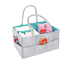 기저귀 가방 이너백 유모차 정리함 칸막이 수납 펠트, 그레이그린, 1개, 그레이그린