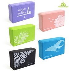 HappyYoga 단단한 리얼요가블럭 [W271178], 블러썸핑크, 1개