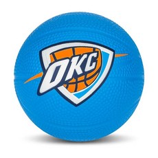Franklin Sports NBA 올랜도 매직 미니 폼 농구공 - 아동용 14cm(5.5인치) 장난감 오버 더 도어 + 실내 후프 팬숍 소프트 공102684, 오클라호마 시티 썬더