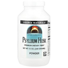 소스내추럴스 실리엄허스크 차전자피 분말 가루 340g PsylliumHusk, 1개