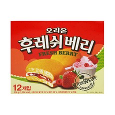 오리온 딸기 후레쉬베리, 28g, 12개