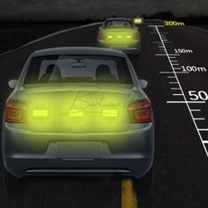차량용 리플렉터 반사 스티커 차스티커 화물차용품 야간스티커 유모차 야광 오토바이, 정사각형 화이트