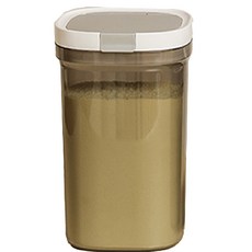 KIDS PARK 日式奶粉密封罐 （送磁吸湯匙）, 茶色1800ml, 1個