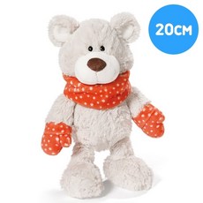 NICI 니키 겨울 베어투르 20cm 댕글링-39908, 겨울베어투르20cm댕글링-39908, 1개