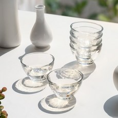 폰테 사케잔 이자카야 감성술잔 소주잔 75ml, 6개, 투명 6개, 투명