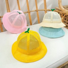 유아 아동 어린이 새싹 벙거지 매쉬 귀여운 모자