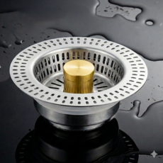 멜로우홈 스텐 싱크대 배수구 소형 7cm 8cm 원룸 오피스텔, 옵션, 1개