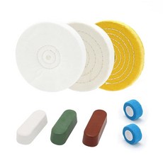 SCOTTCHEN 20.3cm(8인치) 버핑 폴리싱 휠 소프트(60겹), Multi 8pcs, Multi 8pcs