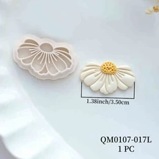 폴리머 클레이 커터 링 소프트 도자기 귀걸이 금형 DIY 세라믹 쥬얼리 펜던트 도구 예술용품, 01 01
