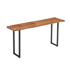 원목 바테이블 우드슬랩 홈바 조리대 아일랜드 다이닝, 200 x 45 x 105cm