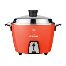TATUNG 大同 6人份紅色不鏽鋼內鍋電鍋 大同寶寶剪影款 TAC-06L-DRU