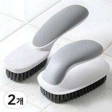 운동화 세탁솔 부드러운 신발 세척솔 청소 브러쉬 화장실 바닥솔, 1세트, 화이트그레이