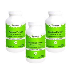 비타코스트 패션플라워 캡슐, 3개, 300정