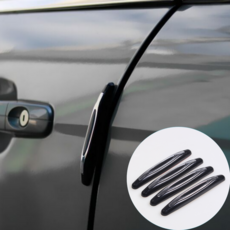 루나오라 흔적없는 차량 문콕방지 도어 가드4P, 4개, 블랙