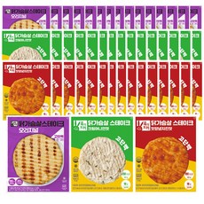 육식토끼 닭가슴살 스테이크 3종 혼합 48팩, (스테이크)양념 16팩+오리지널 16팩+크림 16팩, 100g, 48개