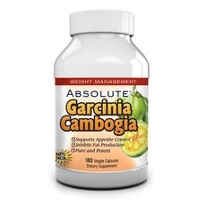 Absolute Nutrition 藤黃果孅萃植物膠囊, 180顆, 1罐