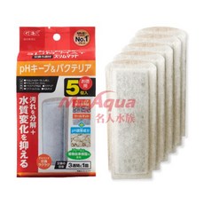 日本 GEX 五味 薄型外掛用三合一碳板 G-113-6 低水位過濾專用 pH 穩定 分解殘餌糞便, 1個