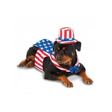 Rubies Uncle Sam 반려동물 코스튬 개 또는 고양이용 XXL, 1, 1