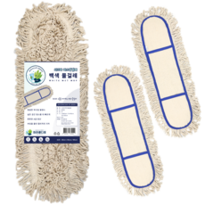 미라클디포 백색 리스킹 물걸레 60cm 90cm 105cm, 3개, 화이트