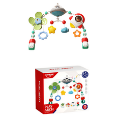 HUANGER 太空床鈴 嬰兒床掛 嬰兒車夾 音樂搖鈴, 1個, 太空床鈴【多場景可使用】