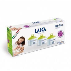 LAICA 萊卡 Bi-flux 母嬰專用濾芯 Mineral PLUS，適用沖泡牛奶嬰兒食品，義大利製造，3入組, 1個, 3入