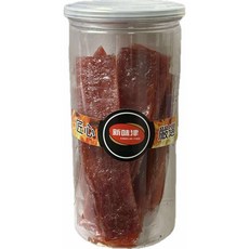 新味津蜜汁豬肉乾罐裝 嚴選台灣豬肉 獨立包裝健康零食, 290g, 1個