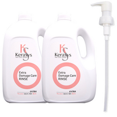케라시스 엑스트라 데미지 대용량 린스 + 펌프 증정, 2개, 4000ml