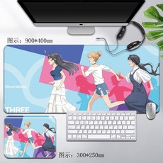향기로운 꽃은 늠름하게 핀다 마우스패드 키보드 장패드 두께 4mm, 300x250mm, 7
