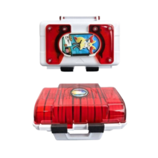 寶可夢收納盒 mezastar卡盒 明耀之星卡片收集盒 神奇寶貝卡收納盒 卡牌盒 卡匣多色, 1個, 25入卡匣