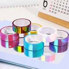 데코테이프 포인트 꾸미기테이프 그라데이션 폭1.5cm, 라이트핑크(b)