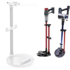 초 간편 조립 무타공 무선 청소기 거치대 스탠드 다이슨 삼성 LG 차이슨 등 호환 심플한 디자인, 1개, 화이트
