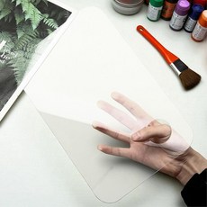 투명판 팔레트 아크릴파레트 30x40cm 유화파레트 널판, 4개, 1