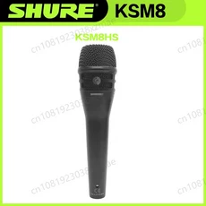 슈어 KSM8 듀얼 다이어프램 핸드헬드 다이나믹 유선 마이크 스테이지 공연용 바 리드 라이브 호스트, 01 검정색