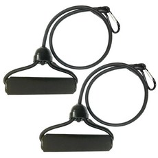 仰臥家用踏步機拉力健身器材拉力器手臂鍛鍊瑜伽健身高彈性, 黑色2條, 1個