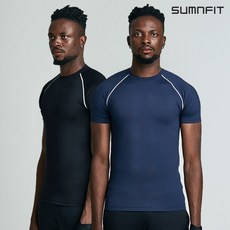 SUMNFIT 베이직 반팔 언더레이어 스포츠 이너웨어