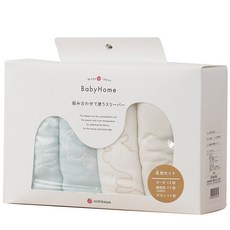 西川Nishikawa 日本製純棉防踢背心禮盒四件組 - 嬰兒防踢睡袍/滿月送禮/四季款