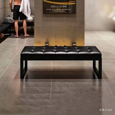 신발장 앞의자 벤치형 신발장스툴 그레이 회사 쿠션 집 현관벤치의자 문앞 휴식벤치, H_블랙프레임 블랙 120x35x40