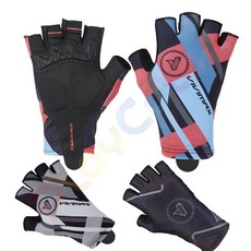 VIVIMAX【G2N 半指手套】冰絲 手套 自行車手套 公路車手套 單車手套 騎行手套【G2N】, 1個, VIVIMAX 紅+藍,XL