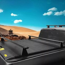 픽업 트럭 트렁크 크로스바 필업트럭 범용 가로바 적재함 프레임 콜로라도 호환 화물칸, 01.블랙, 1개