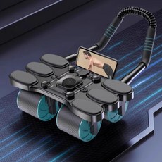 스타일닥터 고급 AB 슬라이드 무소음 자동리바운드 코어 복근 운동 기구, 블루