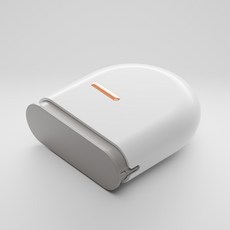 앙이네 하우스 휴대용 교정기 유지장치 틀니 통풍 케이스 보관함, 1개, 화이트