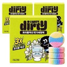 쫀쫀거품물때제거 아이헤이트더티 트리플액션 변기세정제, 12개, 50g 12개, 50g
