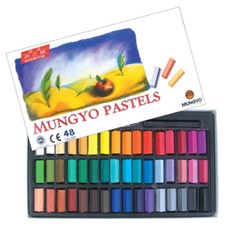 문교 사각파스텔, 48색, 1개