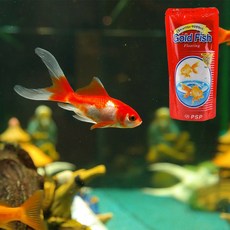금붕어 열대어용 골드피쉬 사료 100g 수족관 통타입 통사료