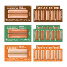 헬스앤뷰티 저당 닭가슴살 소시지 (불갈비향 10팩 + 청양고추맛 10팩 + 치즈맛 10팩 / 총 30팩), 100g, 30개, 혼합