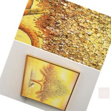 후니곳간 개업 이사 돈들어오는 풍수 그림액자 개업그림, 1개, 큐빅 액자 40x30 (해바라기와 노을)