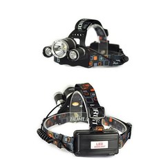 GDM LED 3구 헤드랜턴 후레쉬 캠핑써치 may+727nq, 3구헤드랜턴만