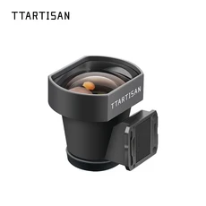 텔레포토 사진 촬영 보조 조준 액세서리용 콜드 슈 마운트가 있는 TTArtisan 35mm 카메라 도트 사이트 뷰파